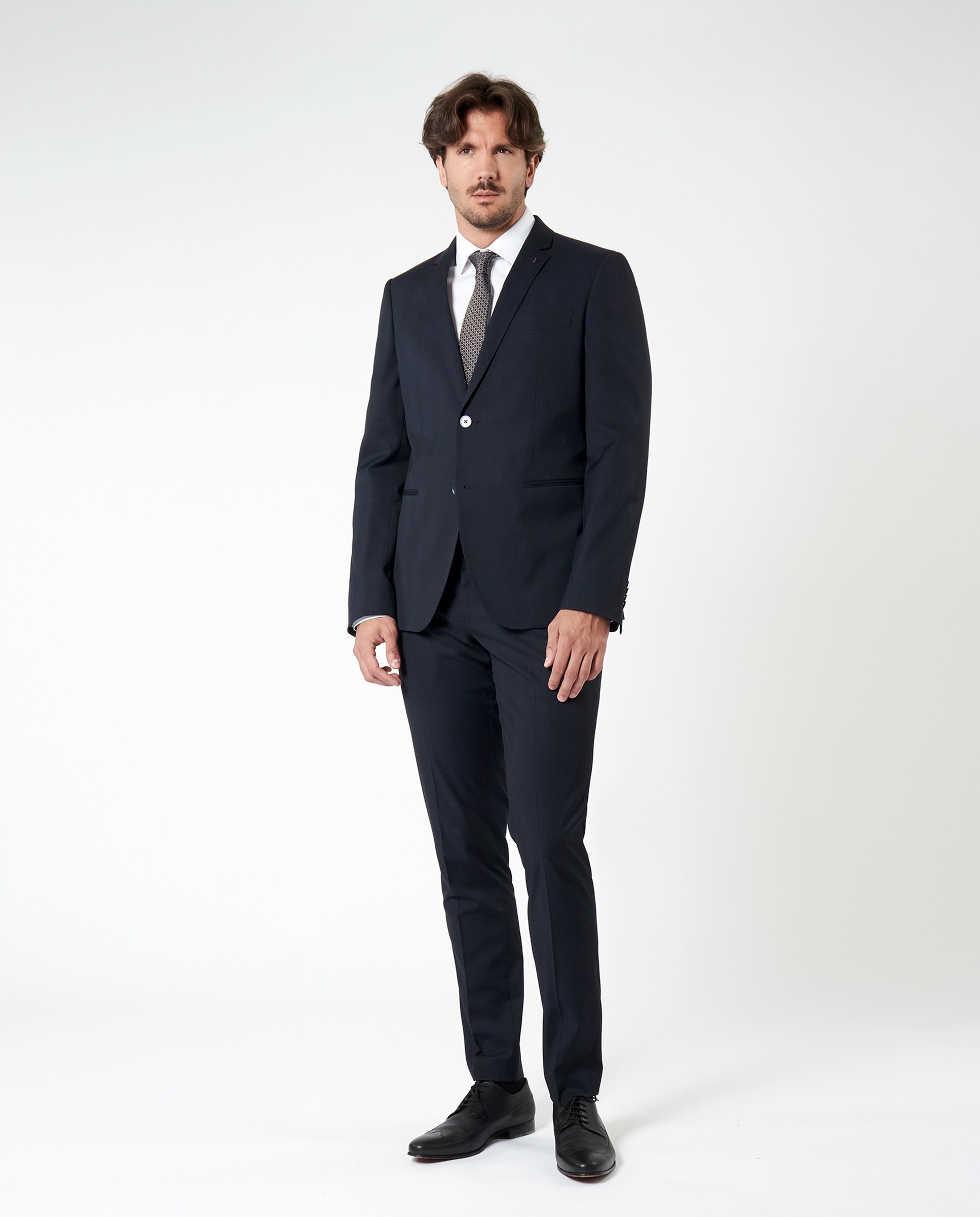 Imagen 1 de Traje de hombre cuadros Azul