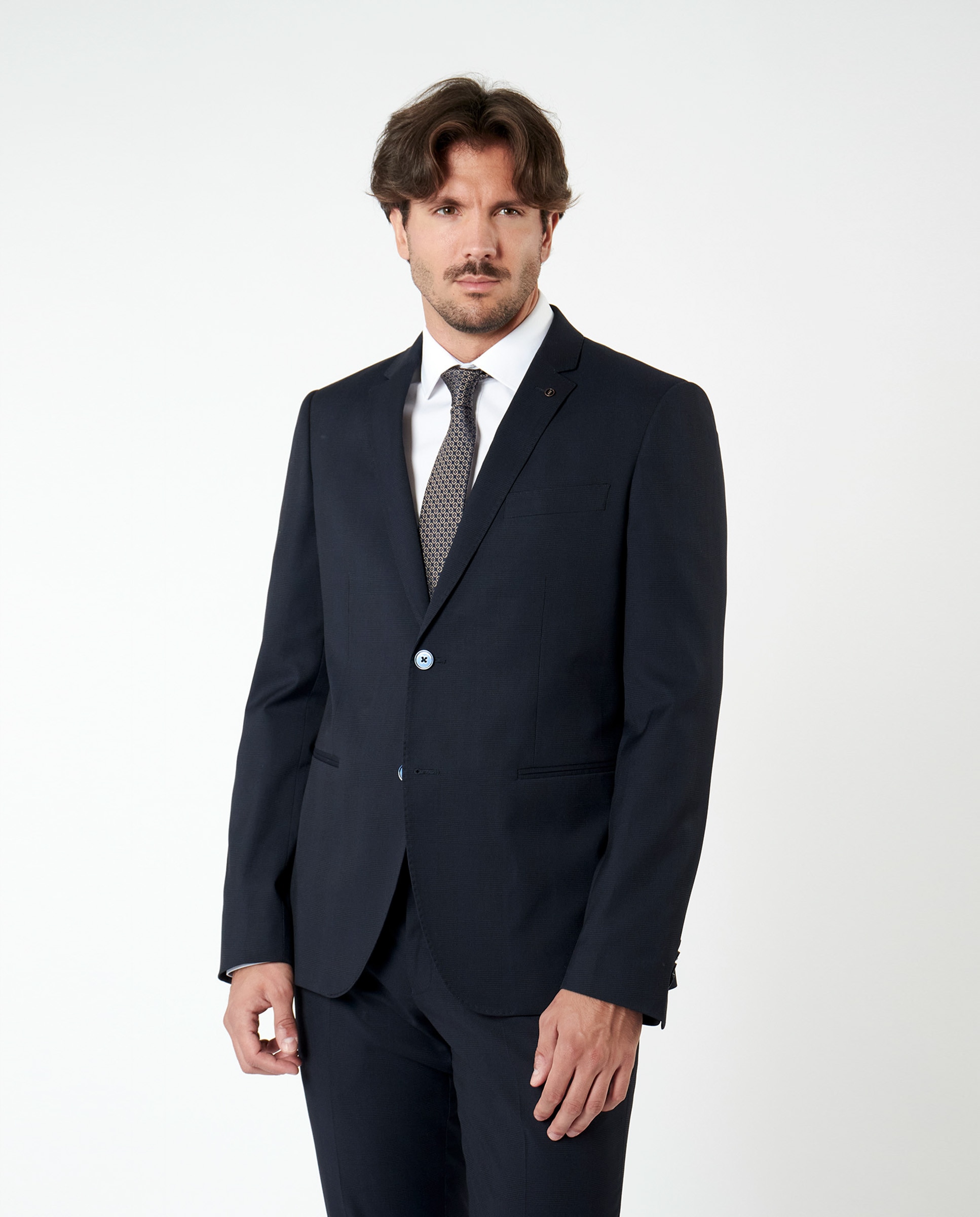 Imagen 2 de Traje de hombre cuadros - Florentino - Azul Azul