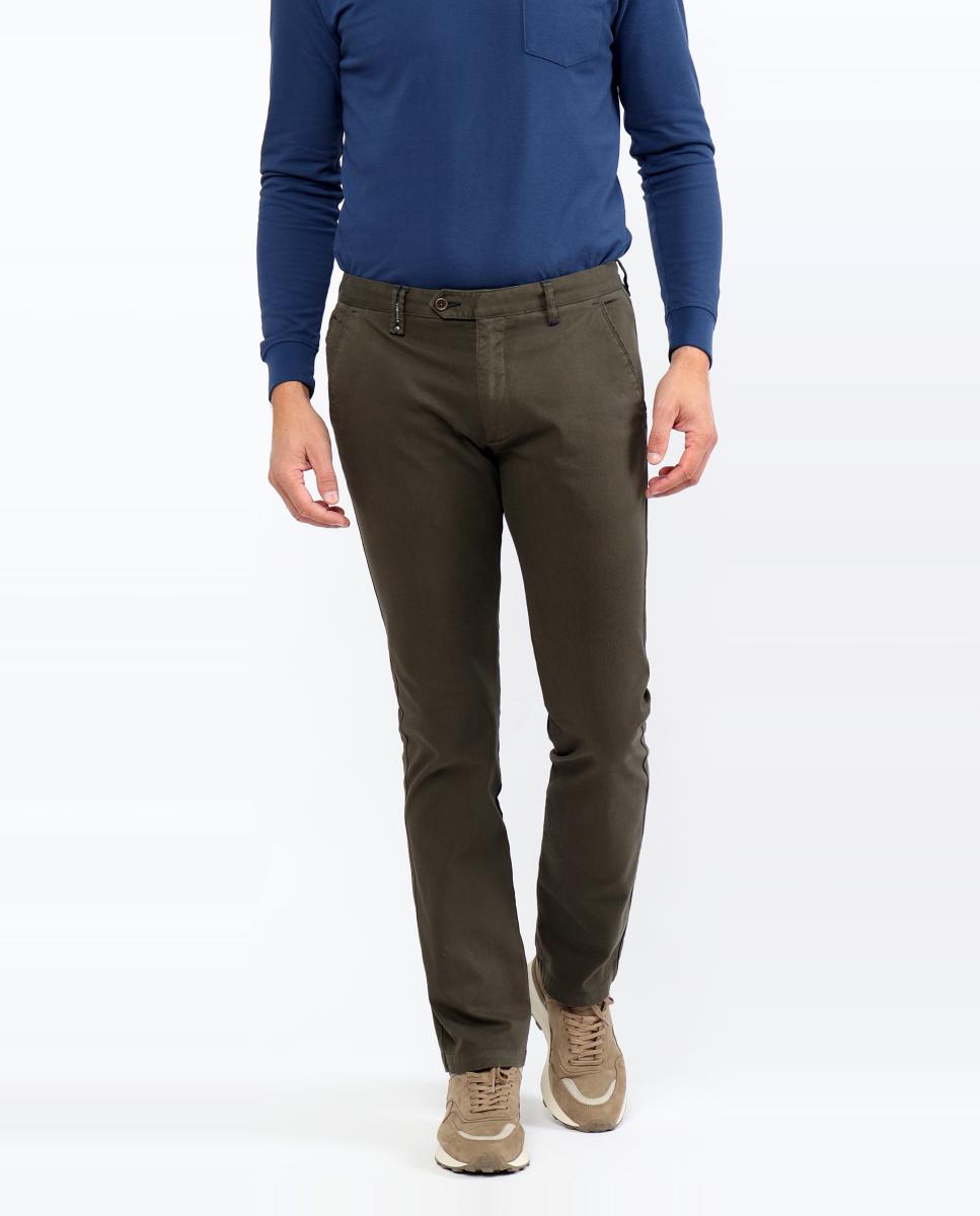 Imagen 0 de Pantalón de hombre microestructura Verde