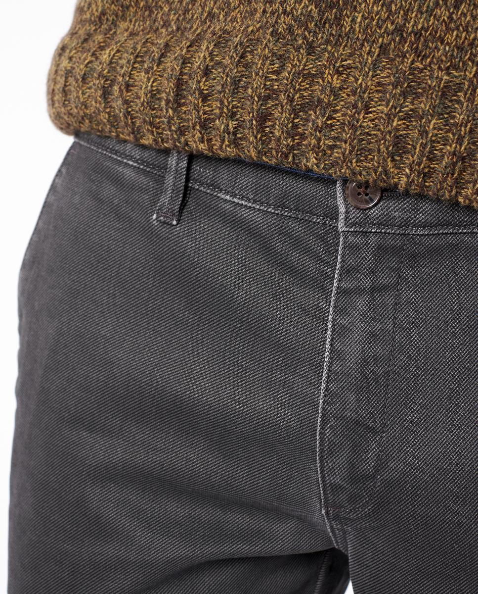 Imagen 3 de Pantalón de hombre chino slim - Florentino - Gris oscuro Gris oscuro