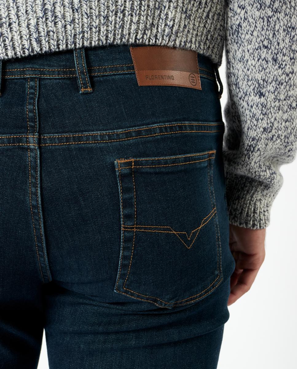Imagen 3 de Pantalón de hombre tejano slim - Florentino - Azul Azul
