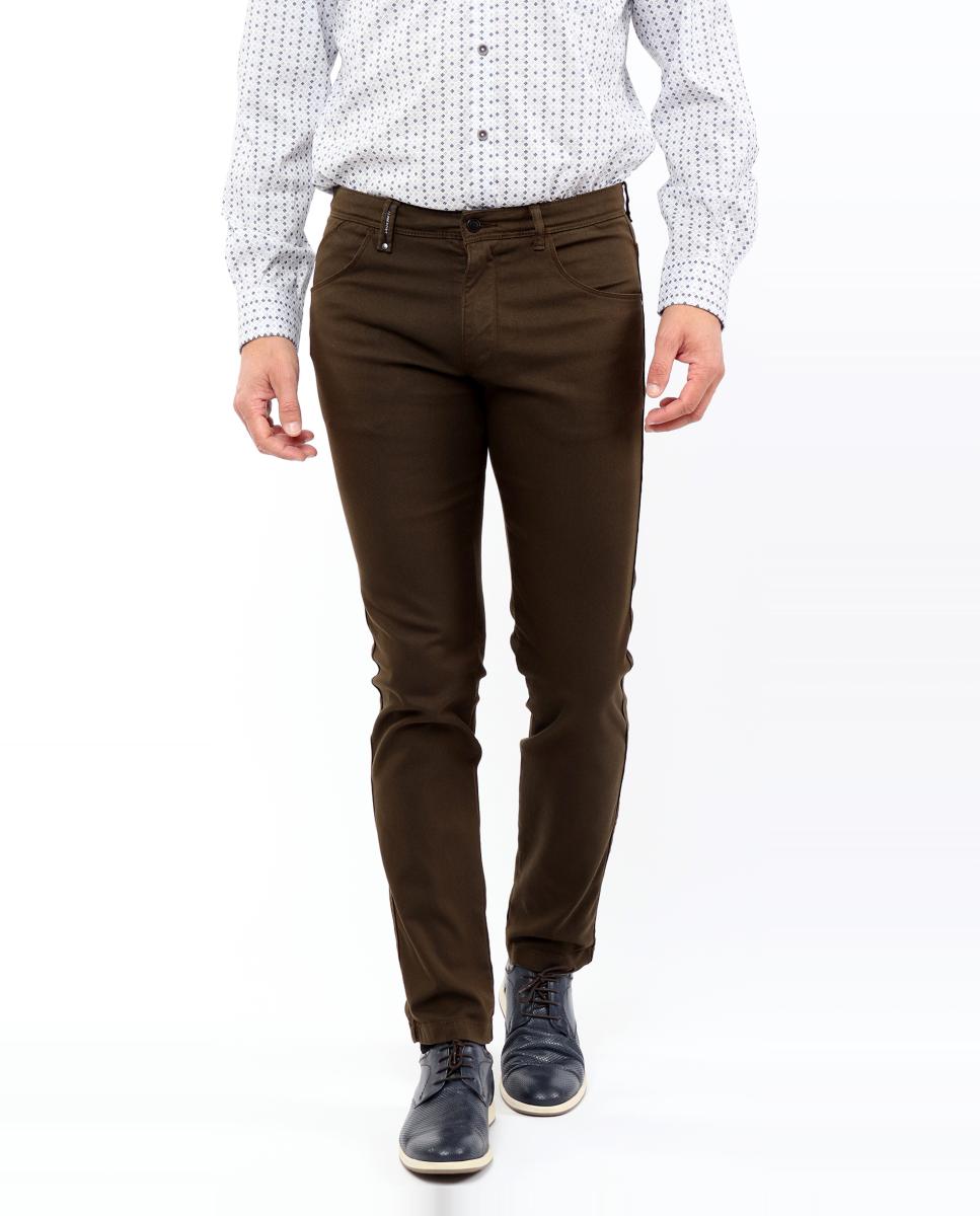 Imagen 0 de Pantalón de hombre sport 5 bolsillos Marrón