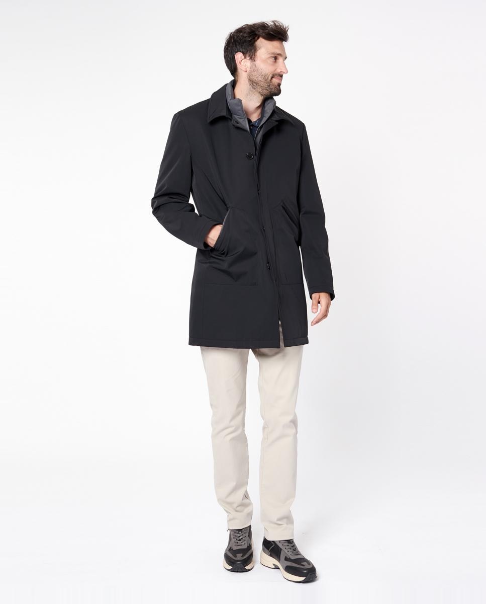 Imagen 7 de Trench de hombre técnico regular - Florentino - Negro Negro
