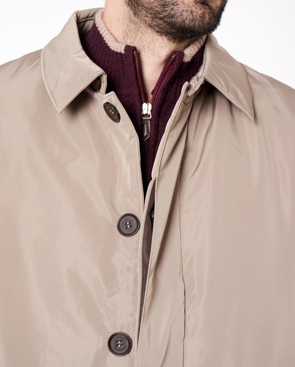 Gabardine Técnica Acolchoada Castanho-2