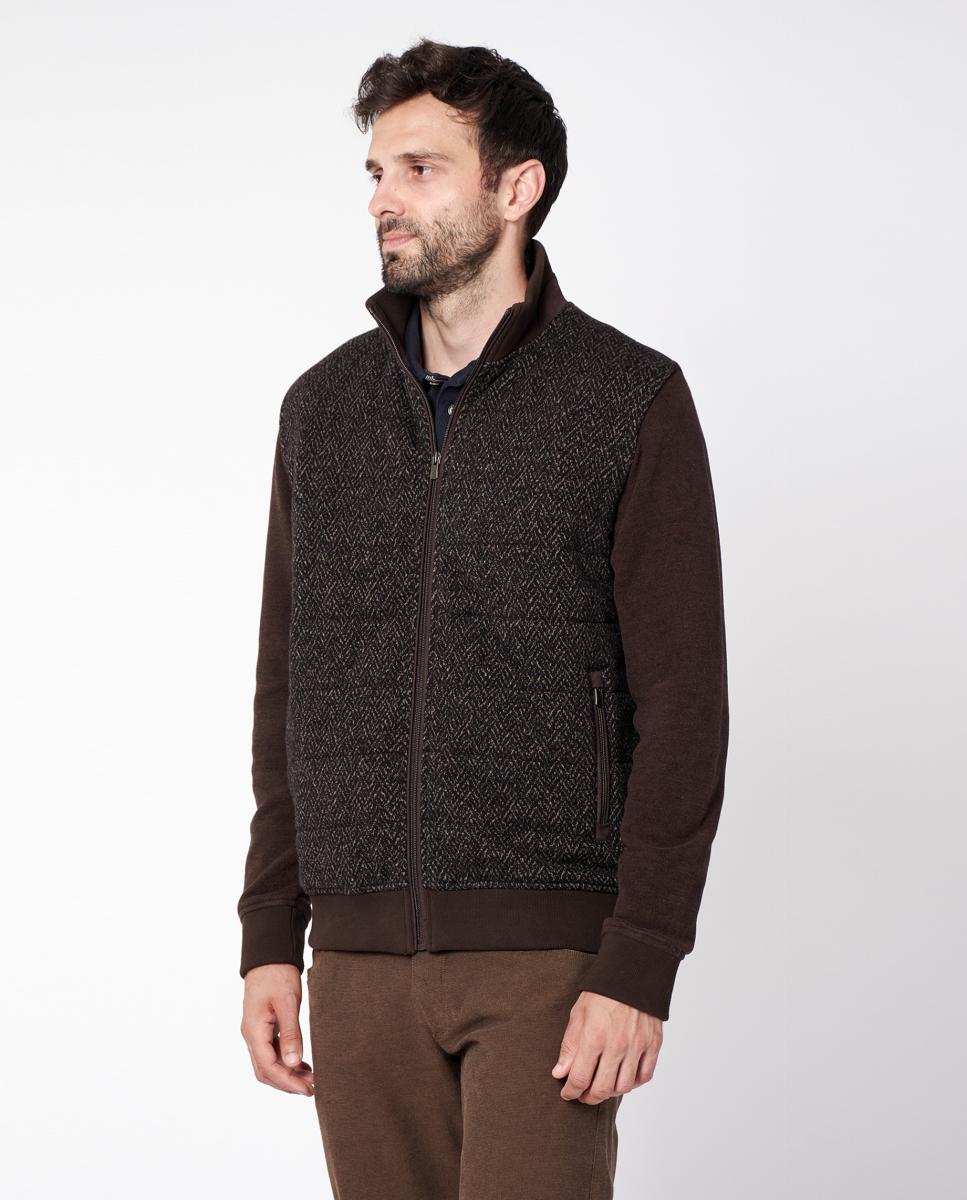Imagen 1 de Chaqueta de hombre combinada Marrón