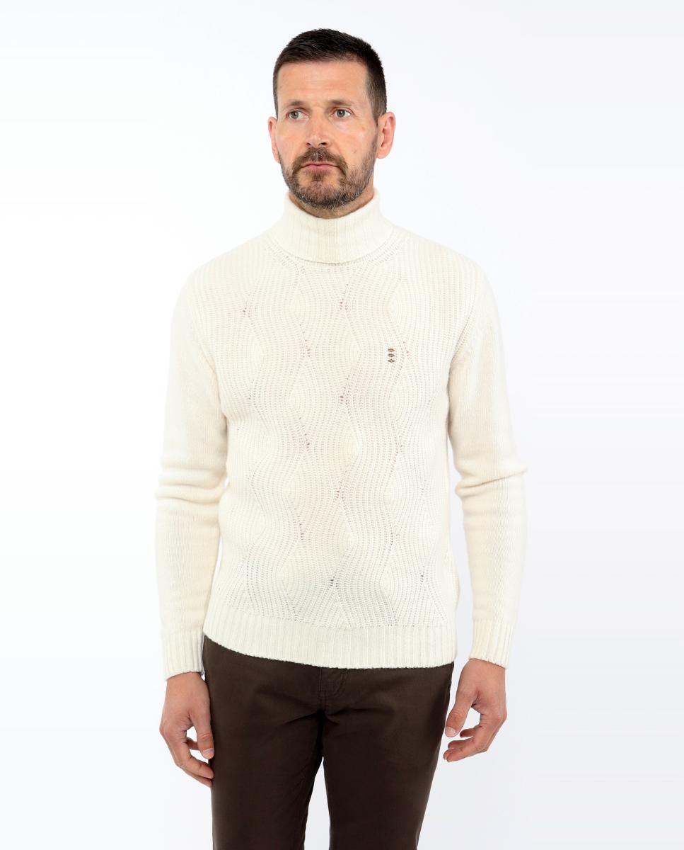 Imagen 0 de Jersey de hombre cuello cisne Crudo