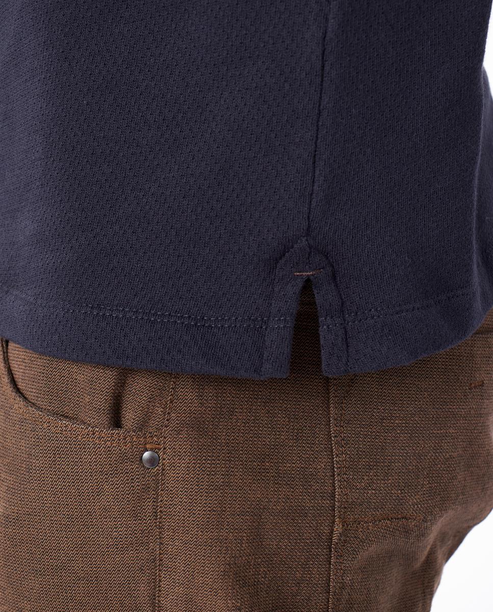 Polo de Jacquard Azul-5