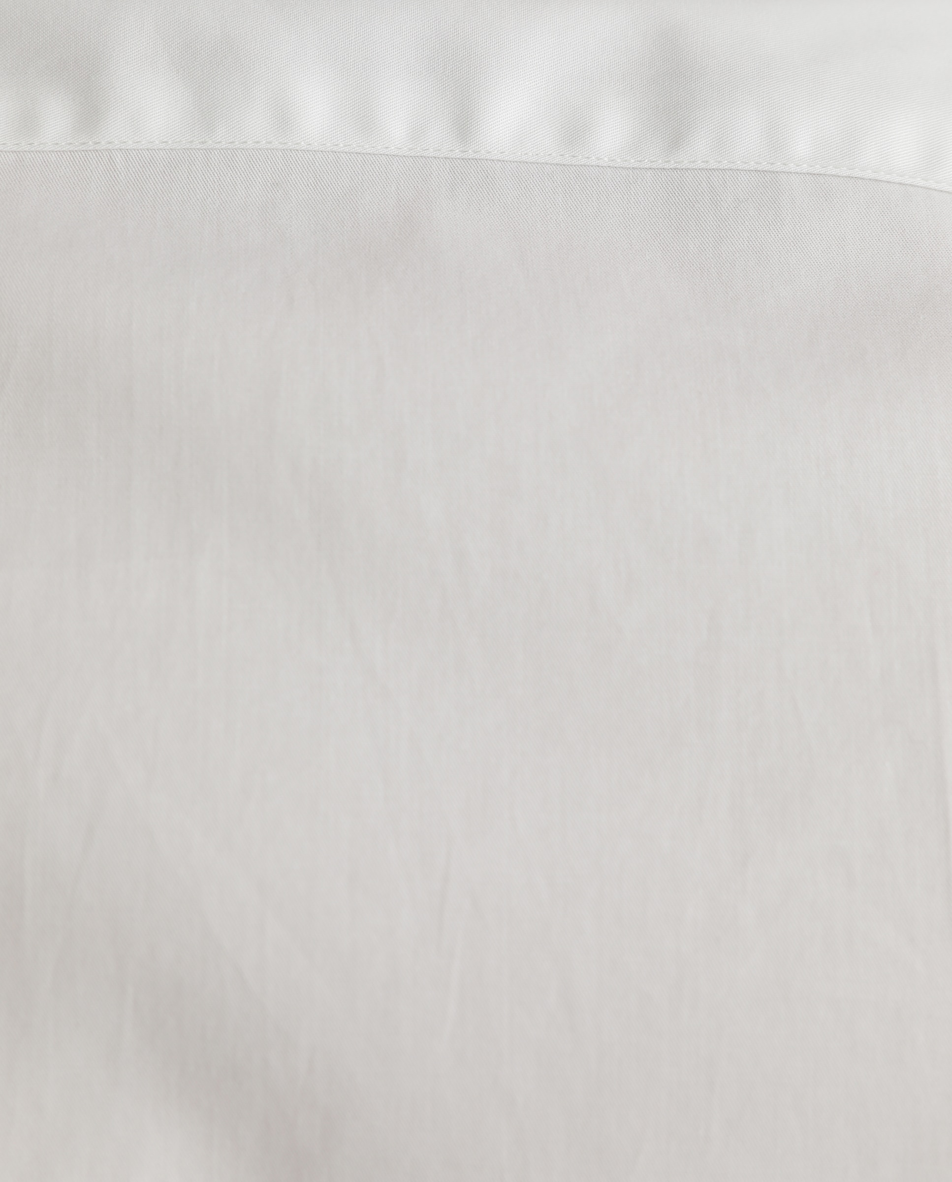 Camisa de homem regular lisa branca Branco-1
