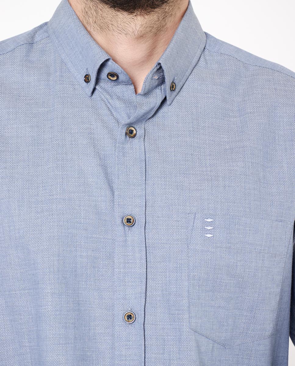 Imagen 3 de Camisa de hombre regular - Florentino - Azul Azul