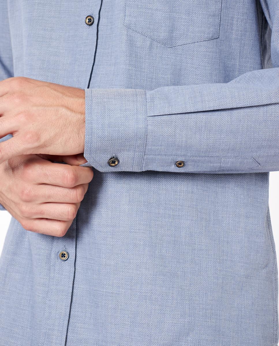 Imagen 4 de Camisa de hombre regular - Florentino - Azul Azul