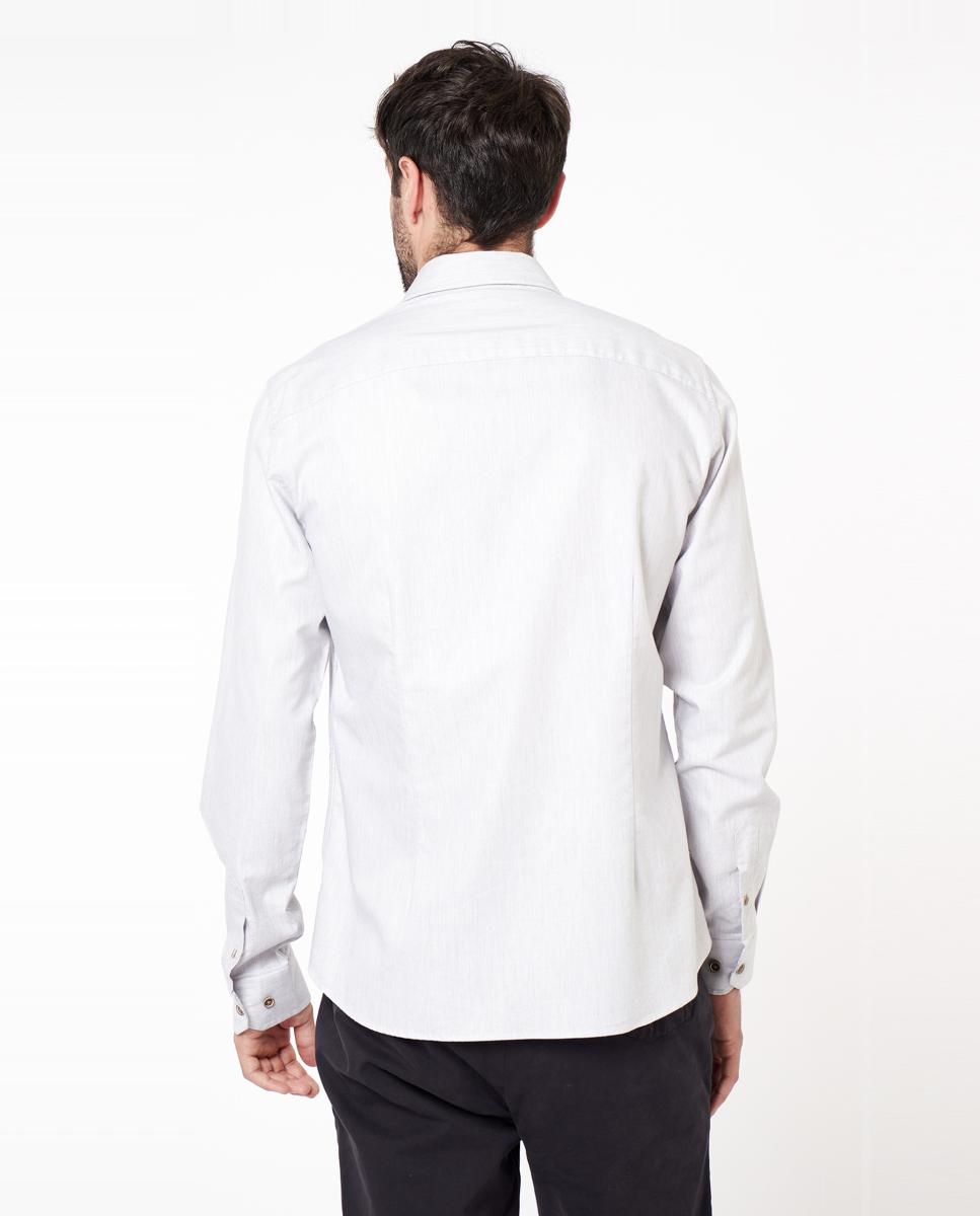 Imagen 2 de Camisa de hombre slim - Florentino - Gris claro Gris claro