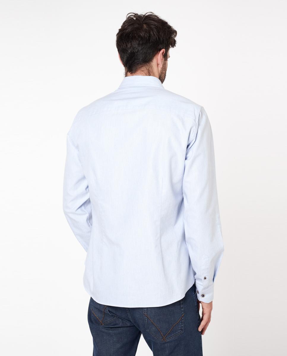 Imagen 2 de Camisa de hombre slim - Florentino - Azul claro Azul claro