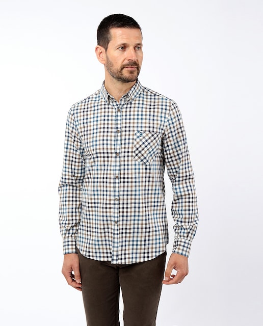 Imagem 0 de Camisa Slim aos Quadrados