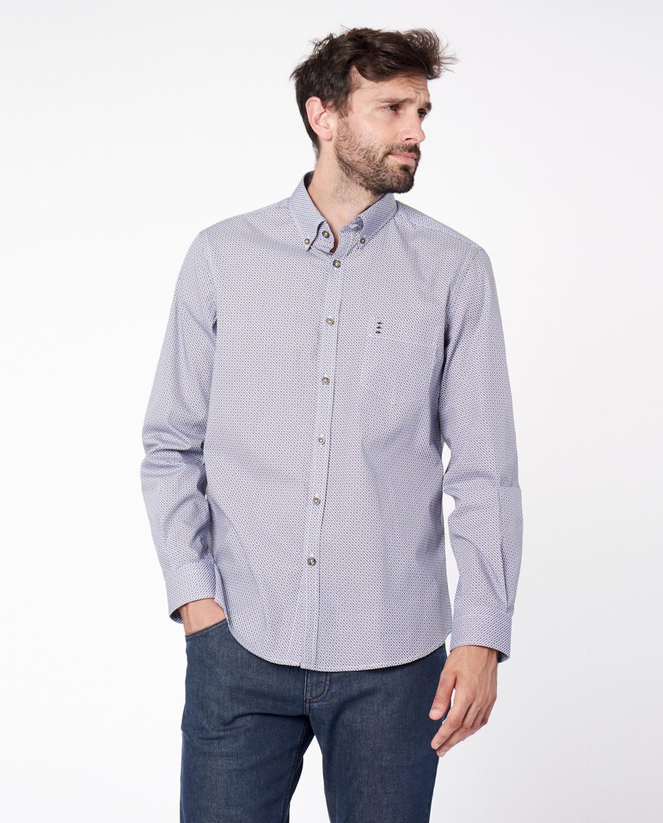 Imagen 1 de Camisa de hombre regular Azul