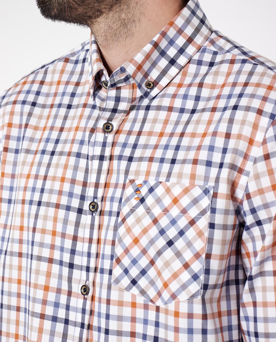Imagen 3 de Camisa de hombre regular cuadros - Florentino - Azul Azul