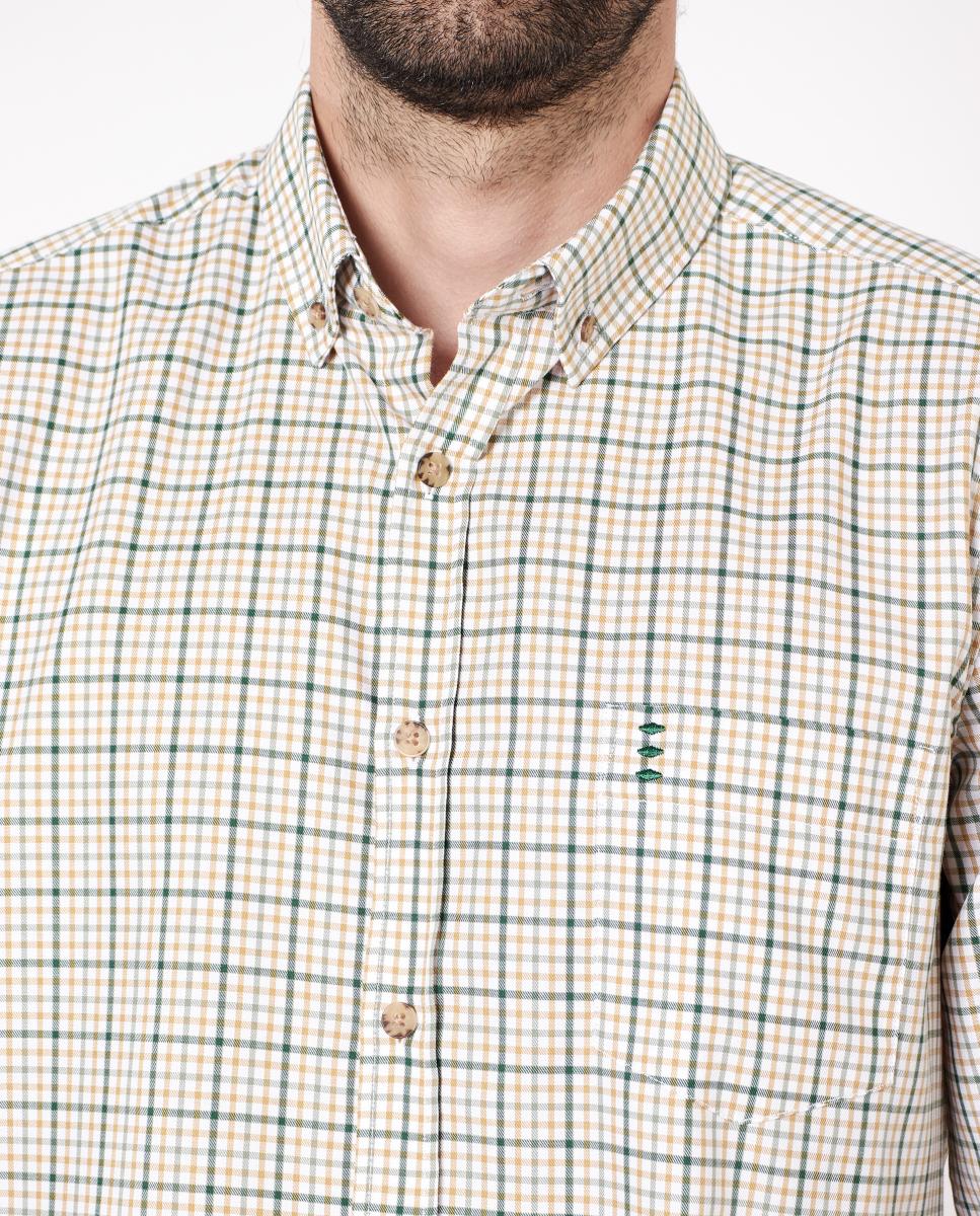 Imagen 3 de Camisa de hombre regular cuadros - Florentino - Verde Verde