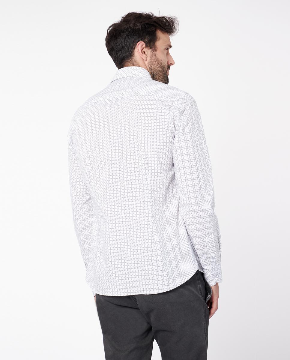 Imagen 2 de Camisa de hombre slim - Florentino - Blanco Blanco