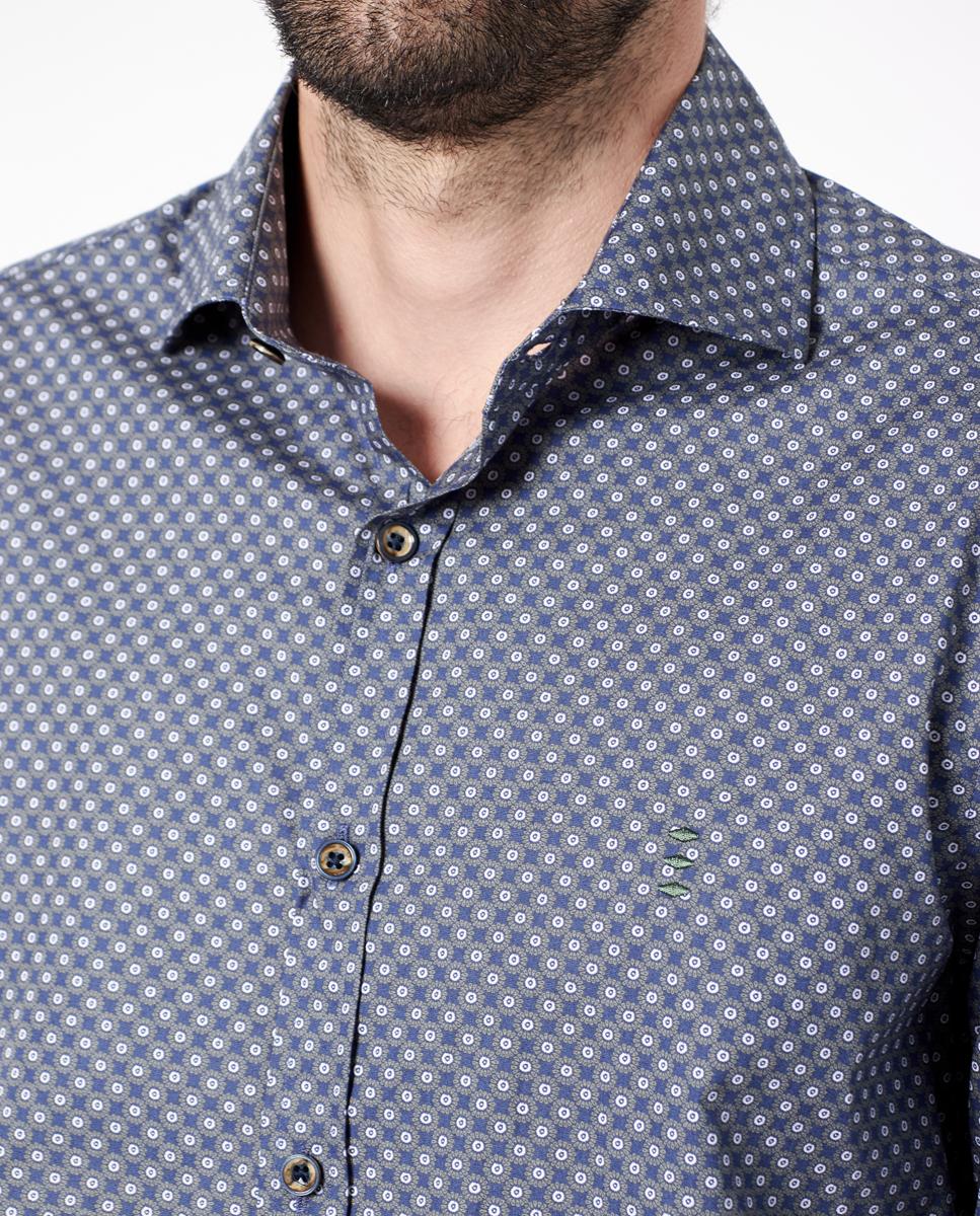 Imagen 2 de Camisa de hombre slim - Florentino - Verde Verde