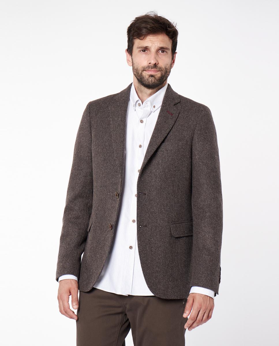 Imagen 0 de Chaqueta de hombre regular Marrón