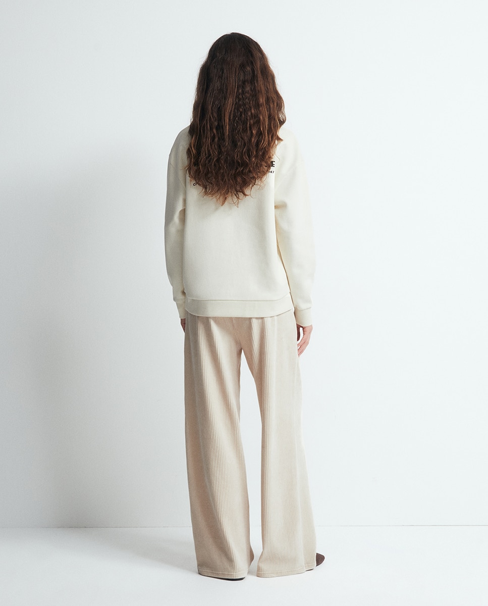 Pantalón pana - Sfera - 120 Crudo 120 Crudo-4