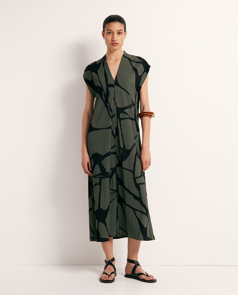 Imagem 0 de Vestido Tipo Túnica com Textura