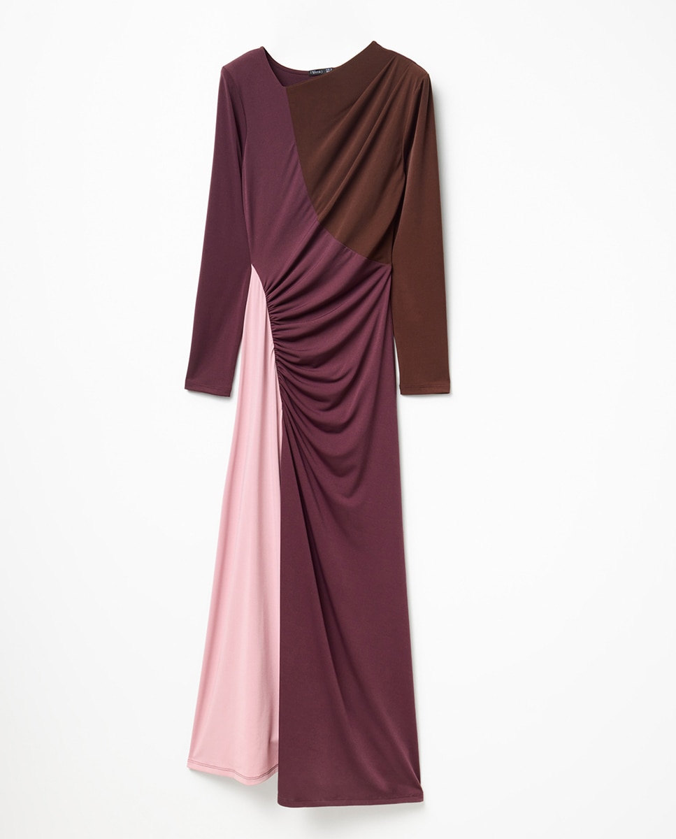 Vestido frunce poliamida - Sfera - 200 Rosa 200 Rosa-6