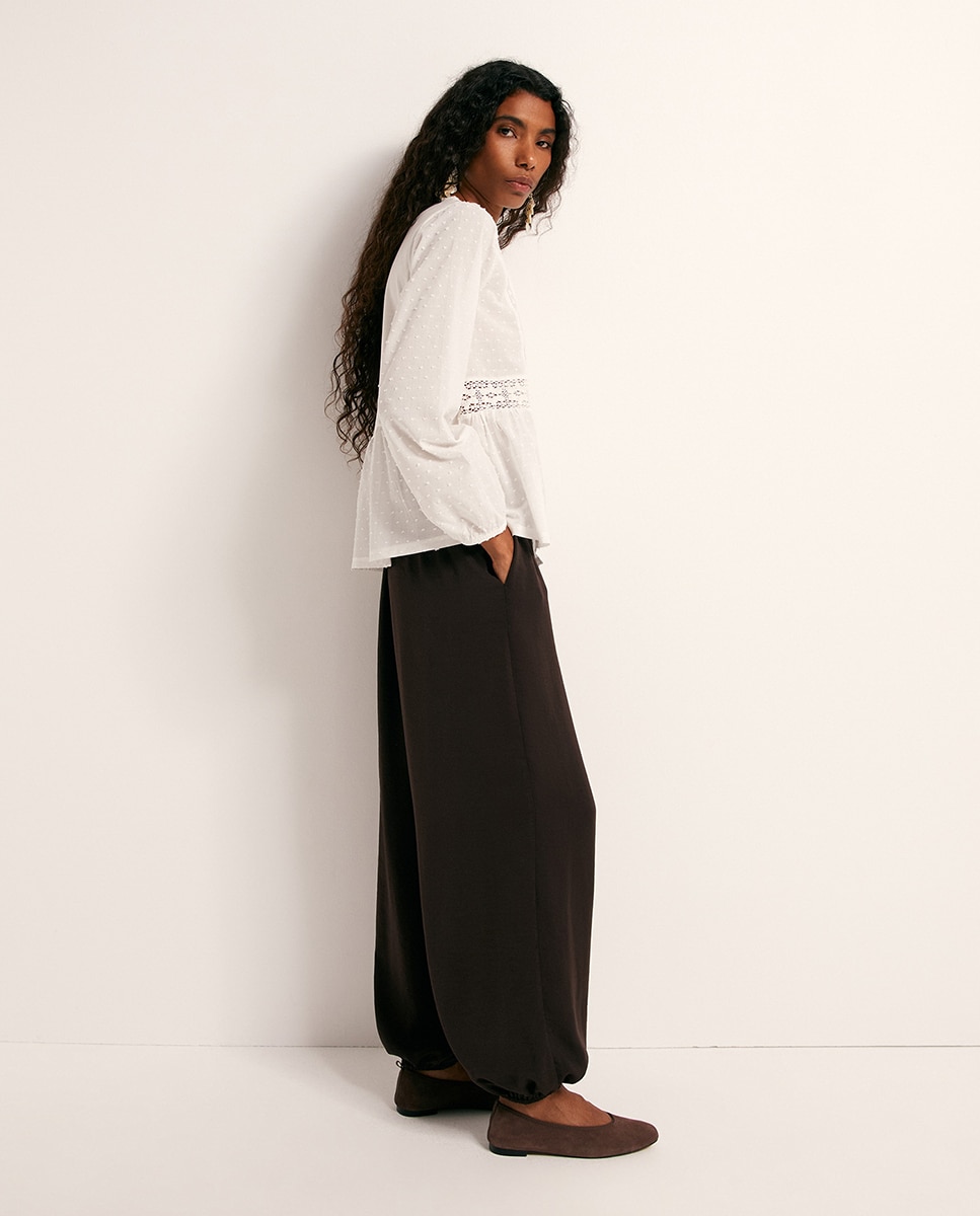 T-shirt com Plumetti Branco-4