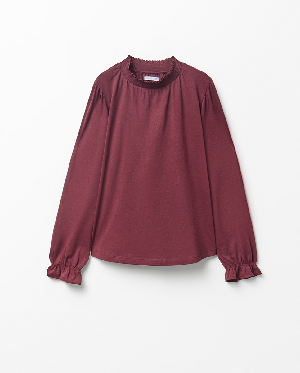 T-shirt lisa Bordeaux-6