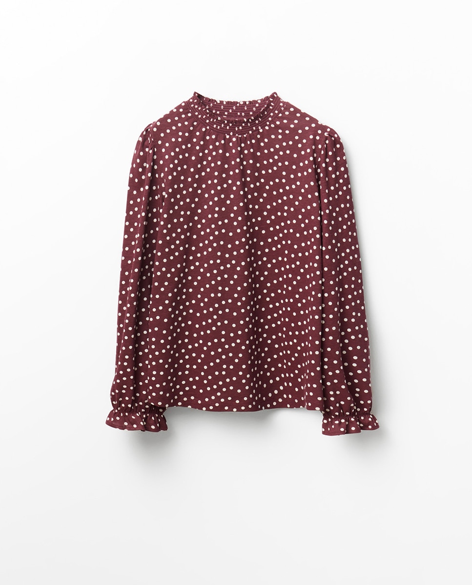T-shirt estampada Bordeaux-6