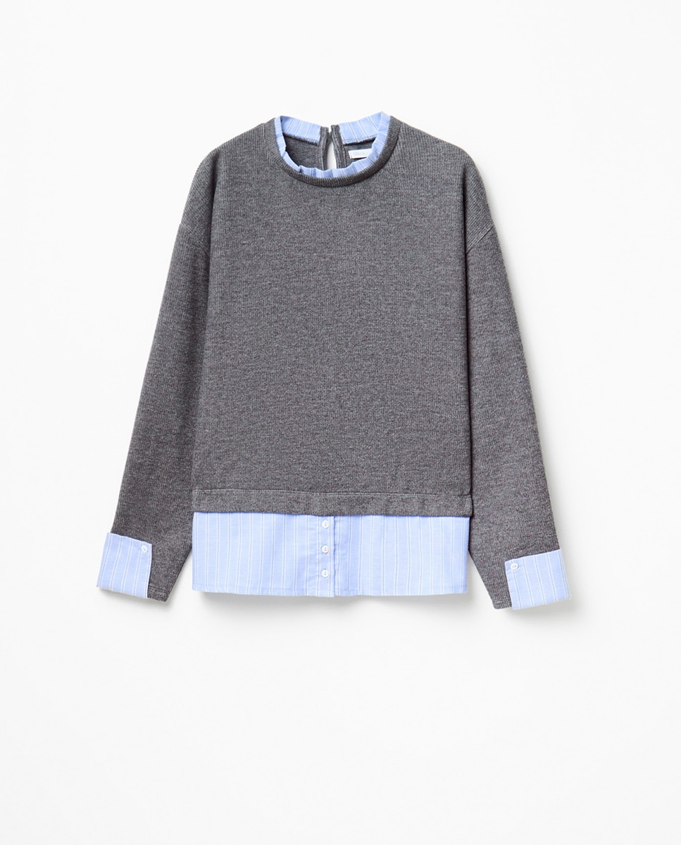 Camiseta soft faldón - Sfera - 820 Gris medio 820 Gris medio-6