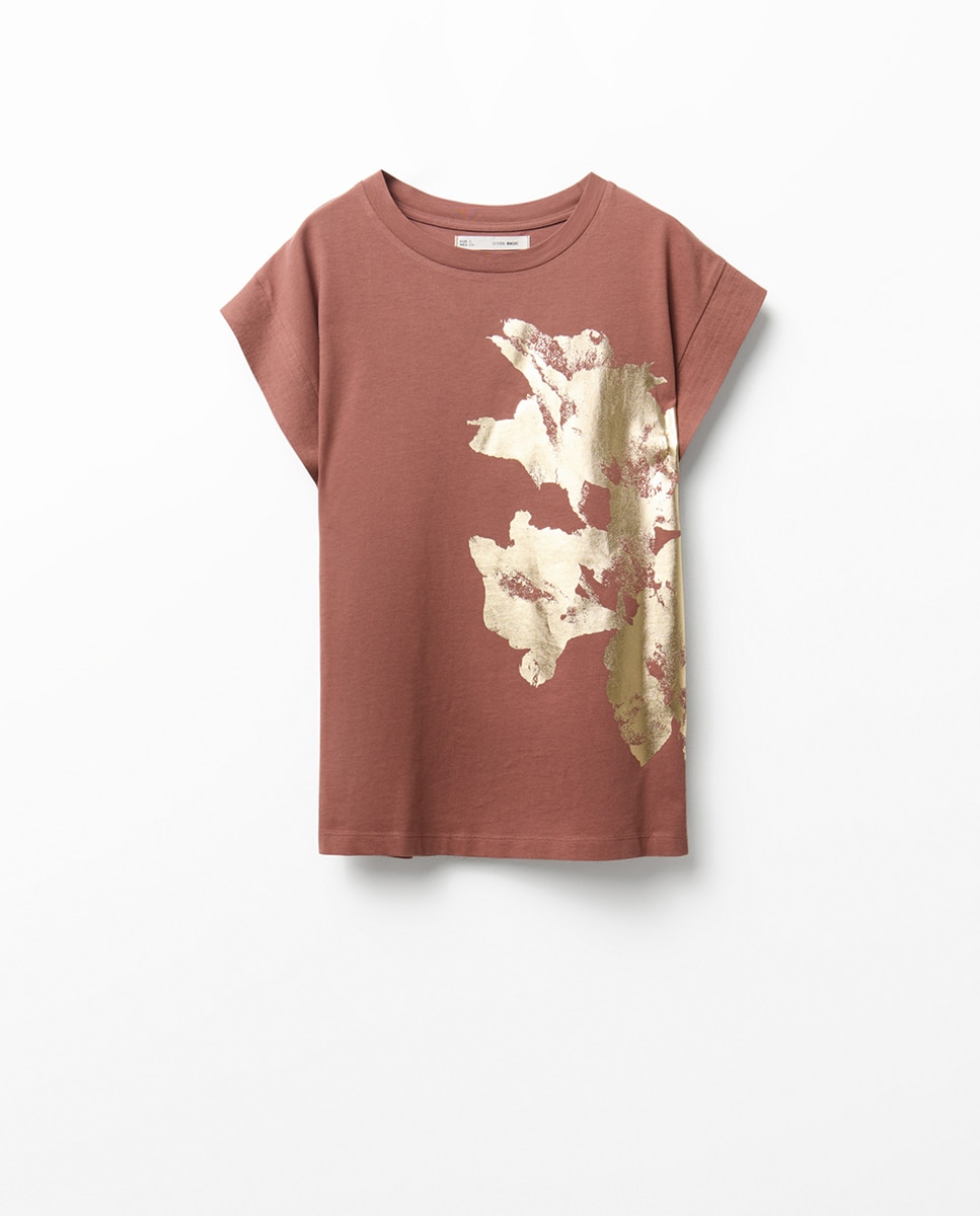 T-shirt de Foil Posicional 230 Rosa Escuro-4