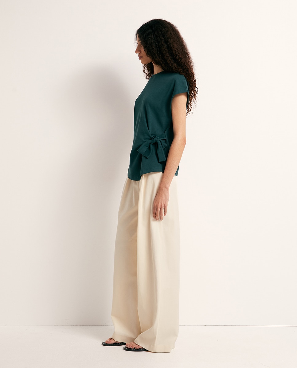Camiseta nudo heavy cotton - Sfera - 530 Verde oscuro 530 Verde oscuro-3