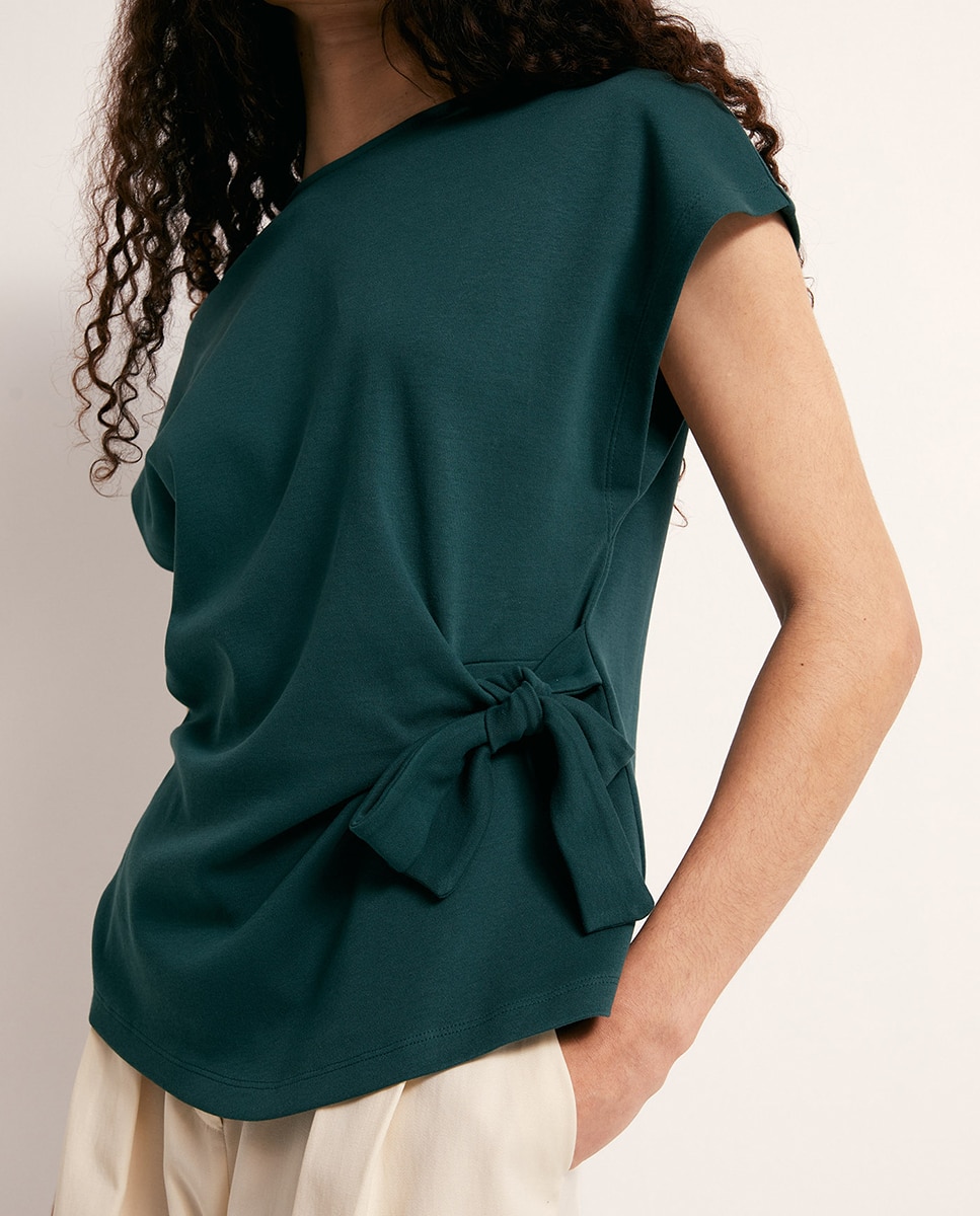 Camiseta nudo heavy cotton - Sfera - 530 Verde oscuro 530 Verde oscuro-4
