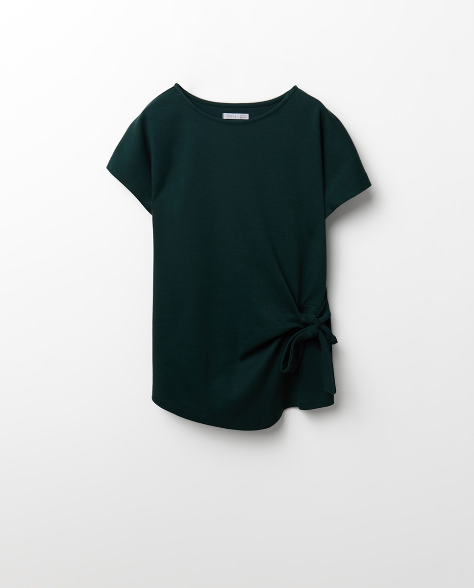 Camiseta nudo heavy cotton - Sfera - 530 Verde oscuro 530 Verde oscuro-5