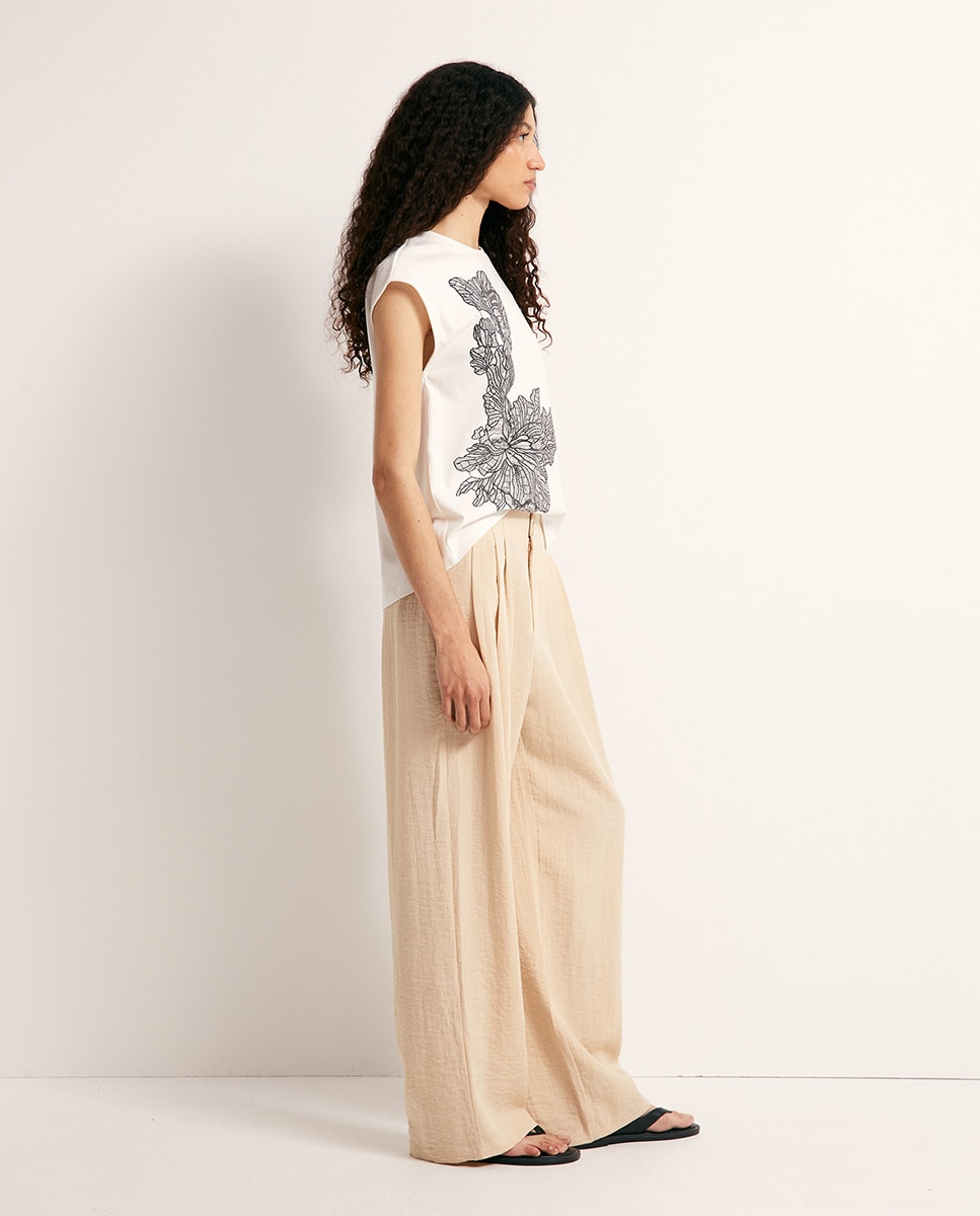 Camiseta print - Sfera - Blanco Blanco-3