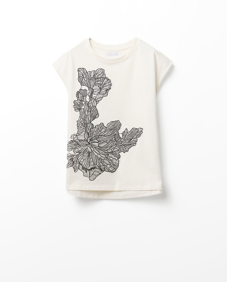 Camiseta print - Sfera - Blanco Blanco-4