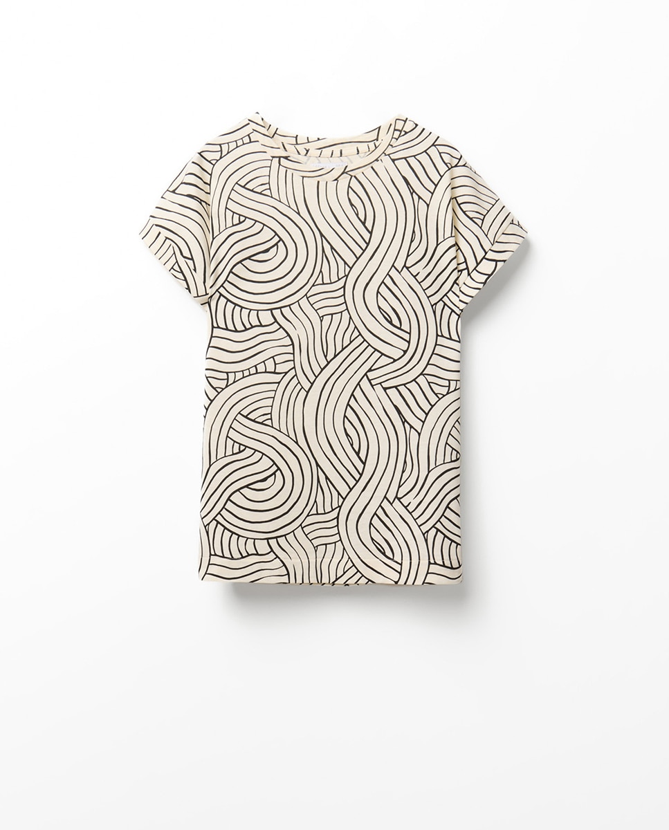Imagem 0 de T-shirt básica estampada