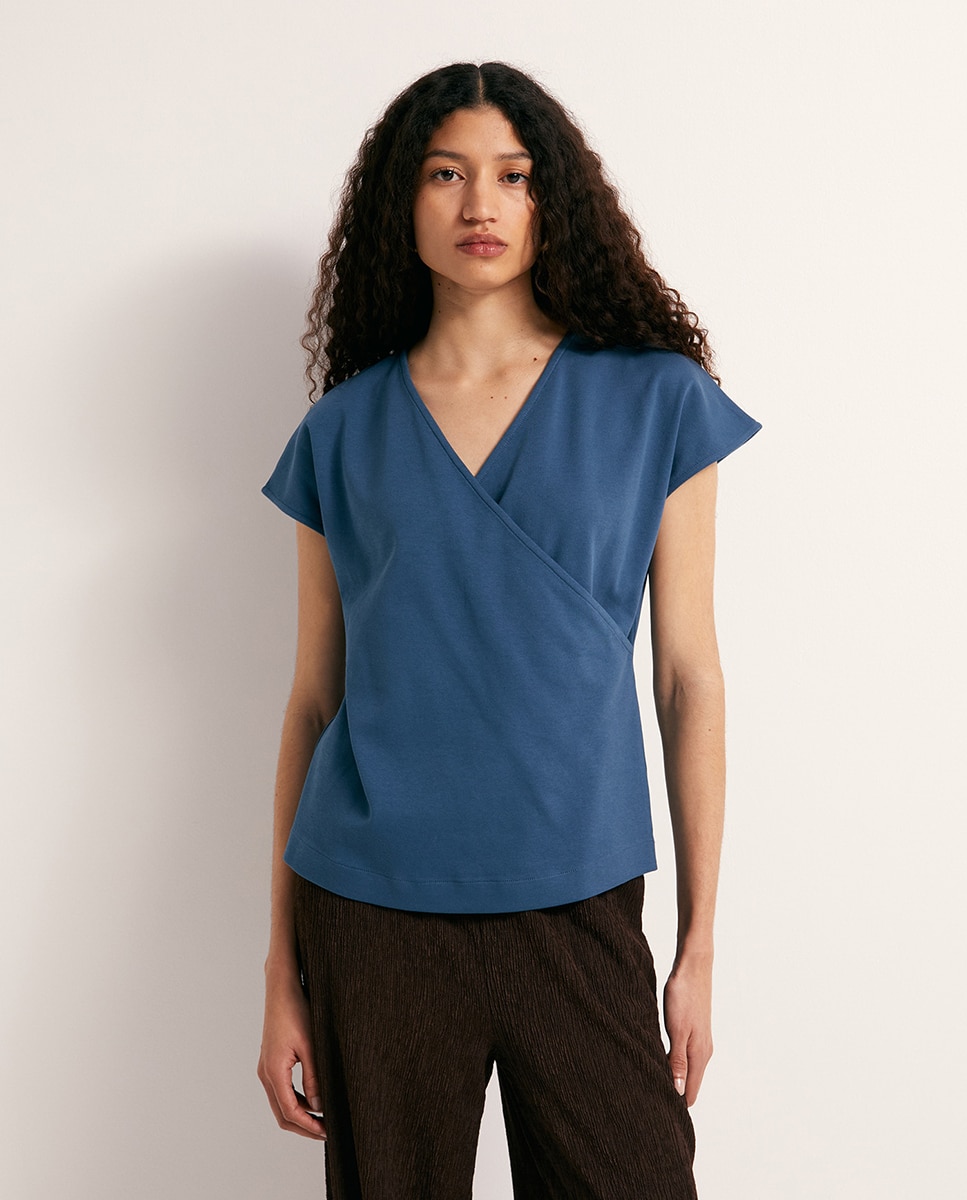 T-shirt Cruzada Heavy Cotton 471 Índigo-2