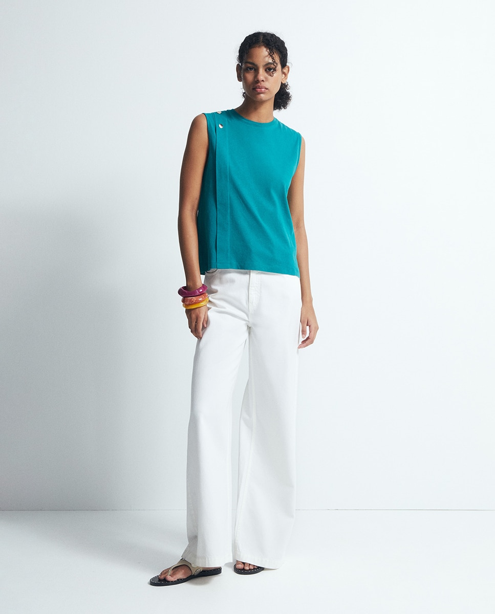 T-shirt lisa Verde Pato-2