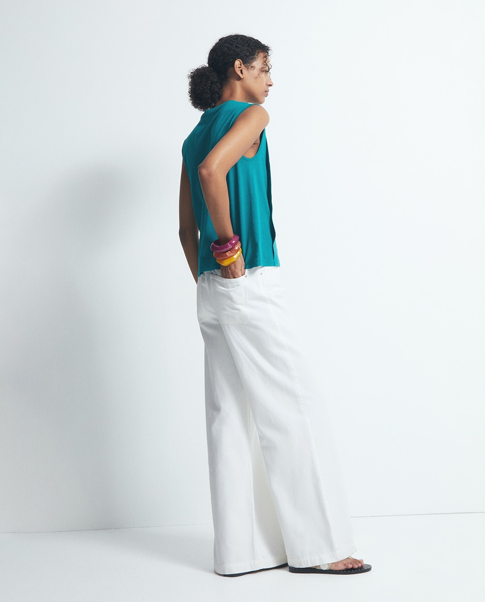 T-shirt lisa Verde Pato-4