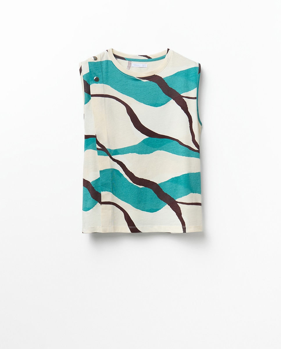 T-shirt estampada Multicolor-5