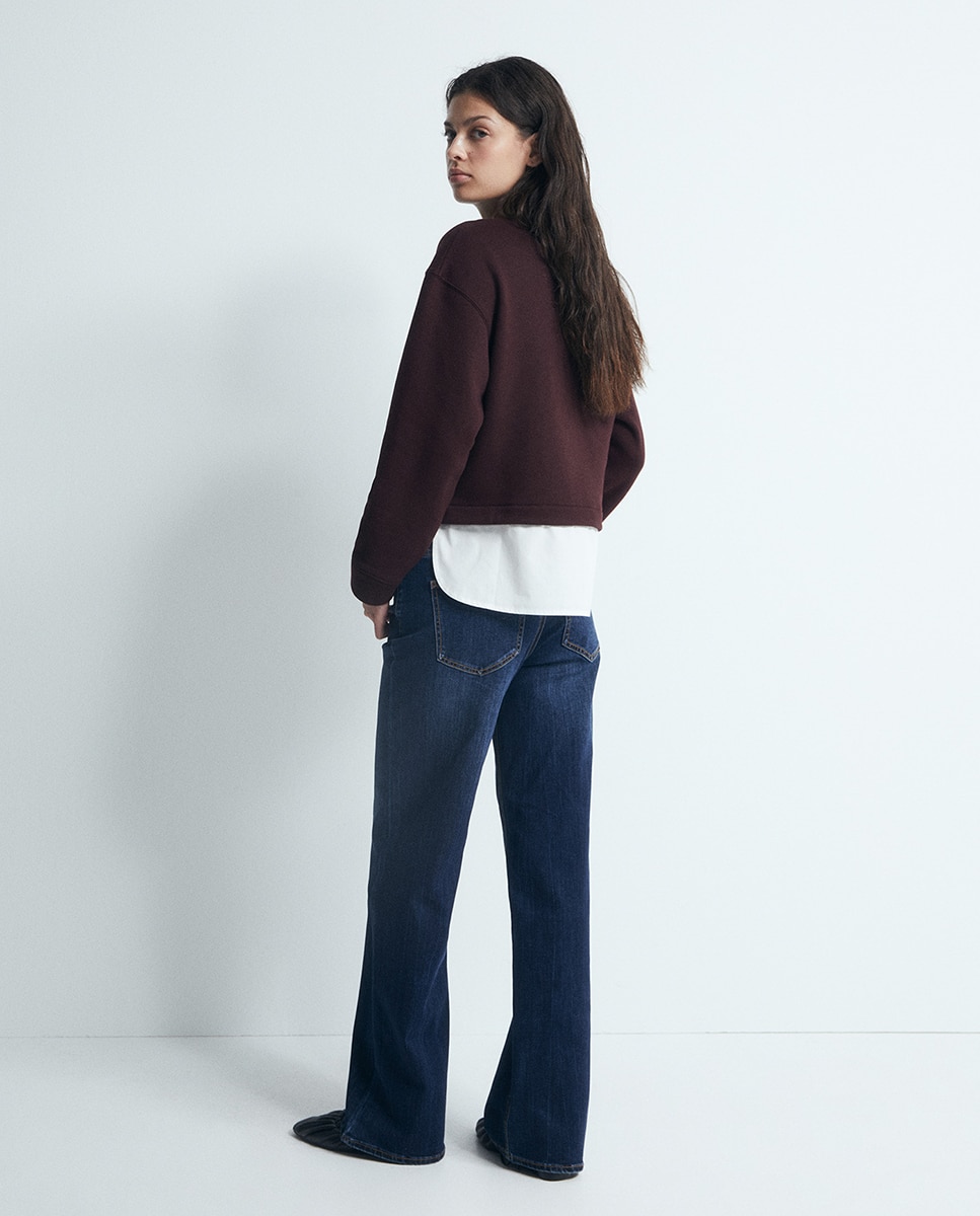 Sweatshirt com Peça Metálica 291 Beringela-4