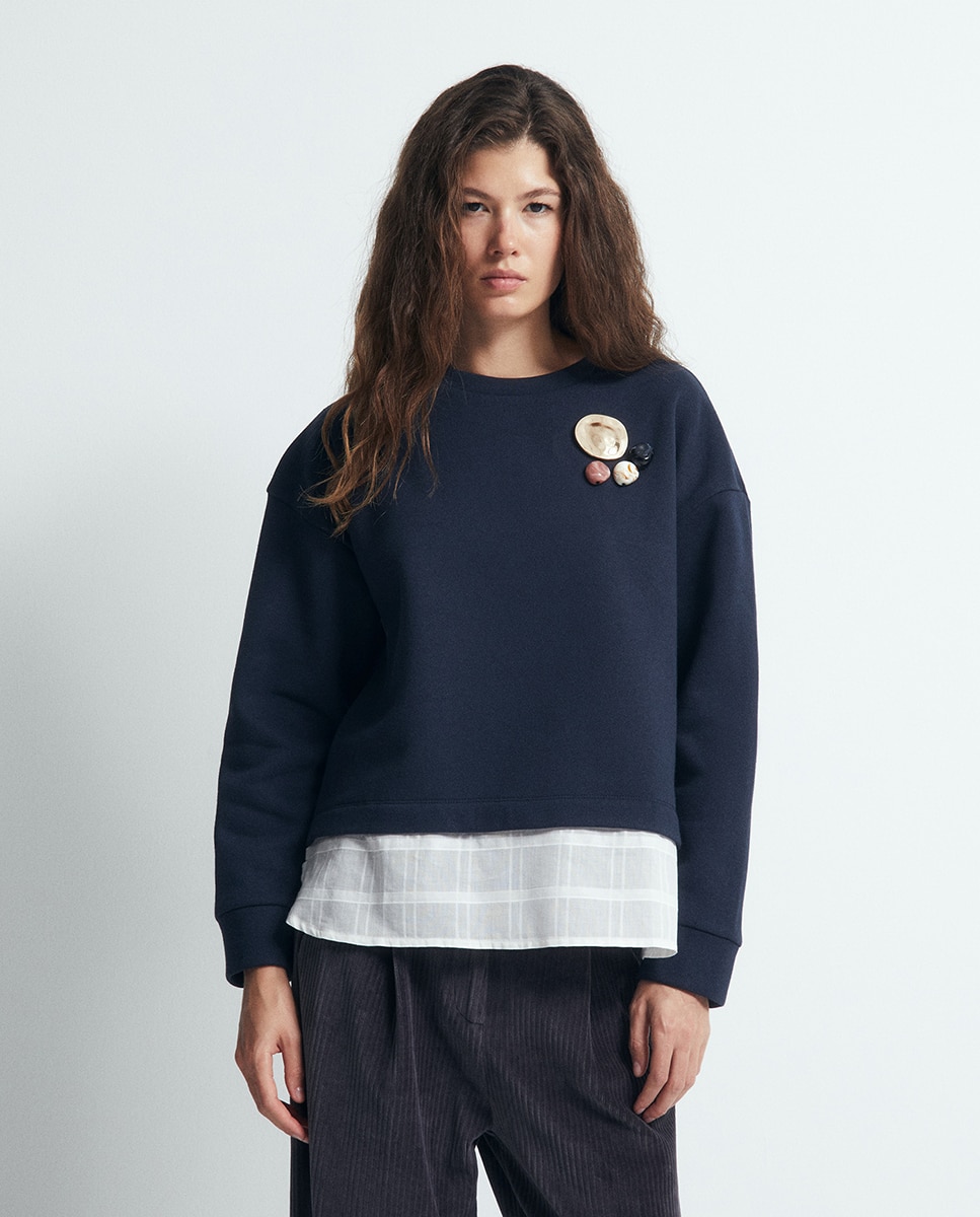 Imagem 0 de Sweatshirt com Pregadeira e Peças