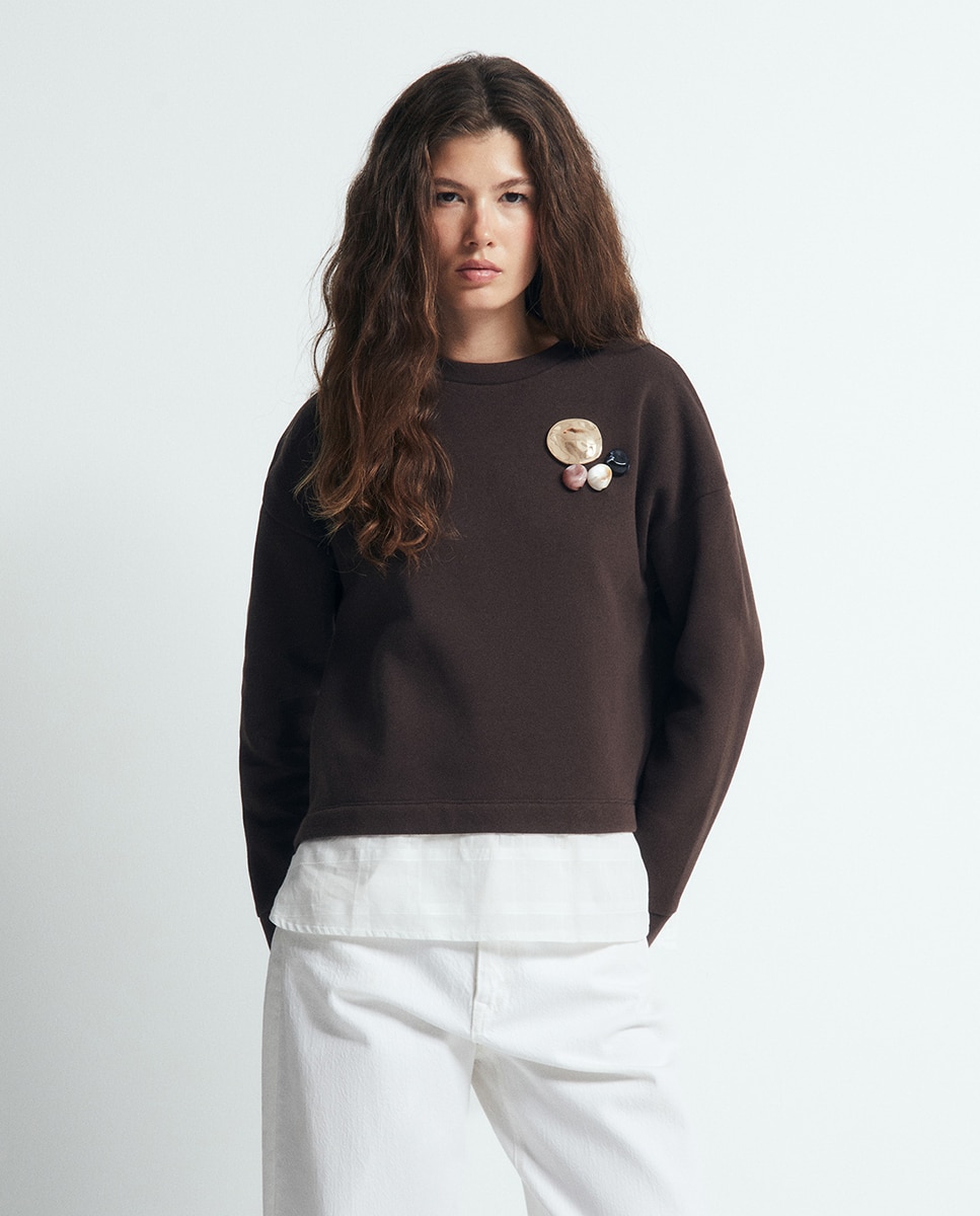 Imagem 0 de Sweatshirt com Pregadeira e Peças