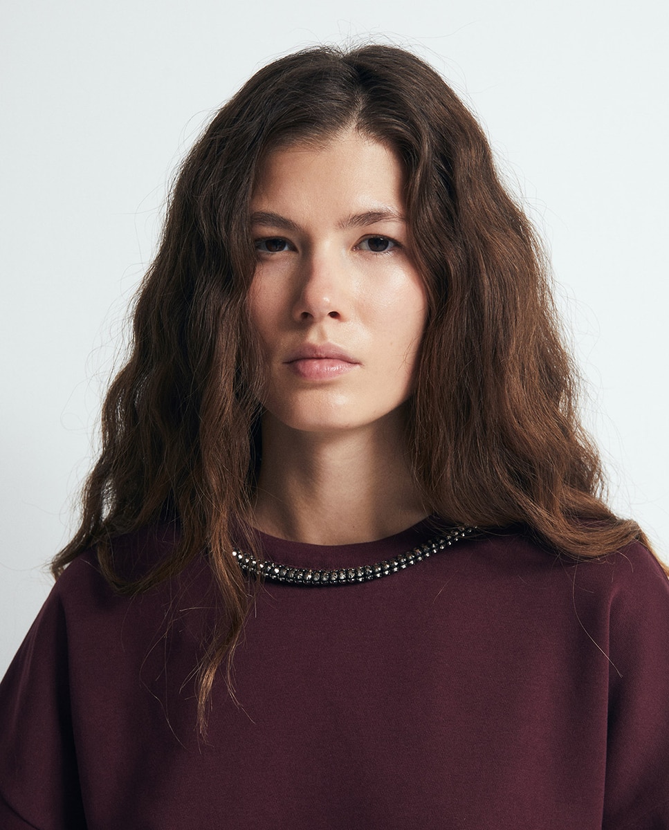 Sweatshirt com Brilhos 291 Beringela-3