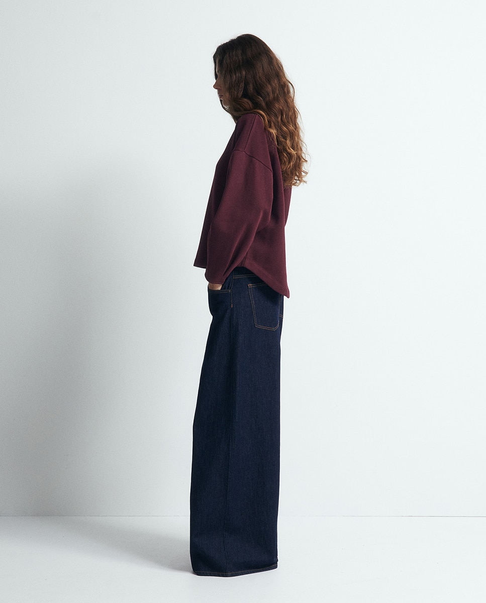 Sweatshirt com Brilhos 291 Beringela-4