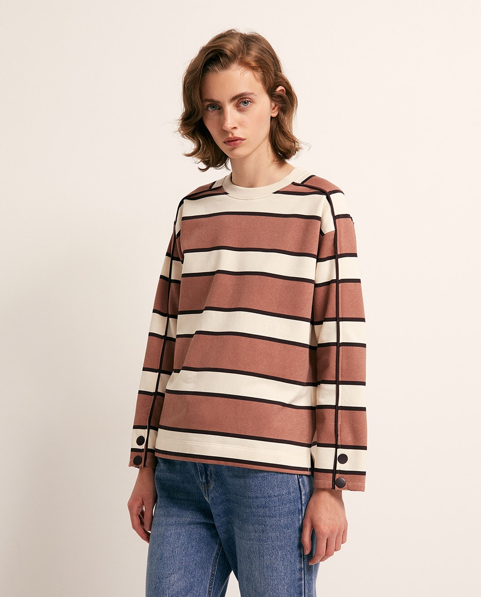 Imagen 0 de Sudadera rib básica