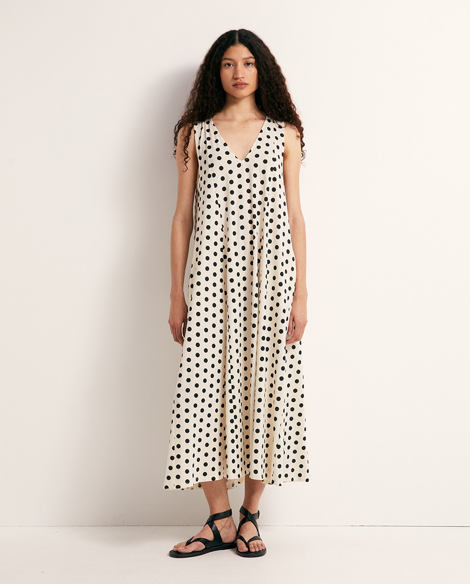 Imagem 0 de Vestido Estampado de Algodão
