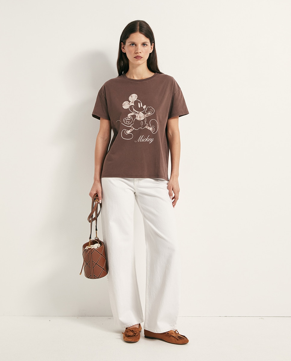 Camiseta mickey - Sfera - Marrón Marrón-2