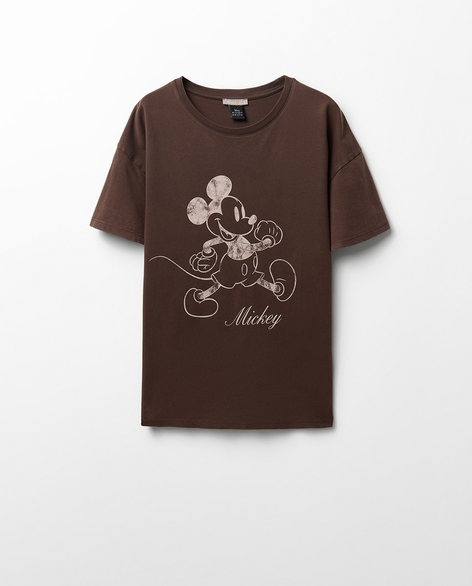 Camiseta mickey - Sfera - Marrón Marrón-5